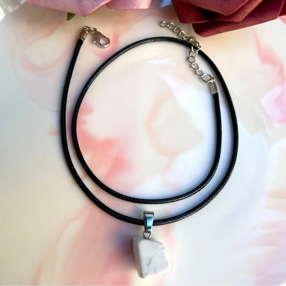 Natural Stone Pendant Necklace